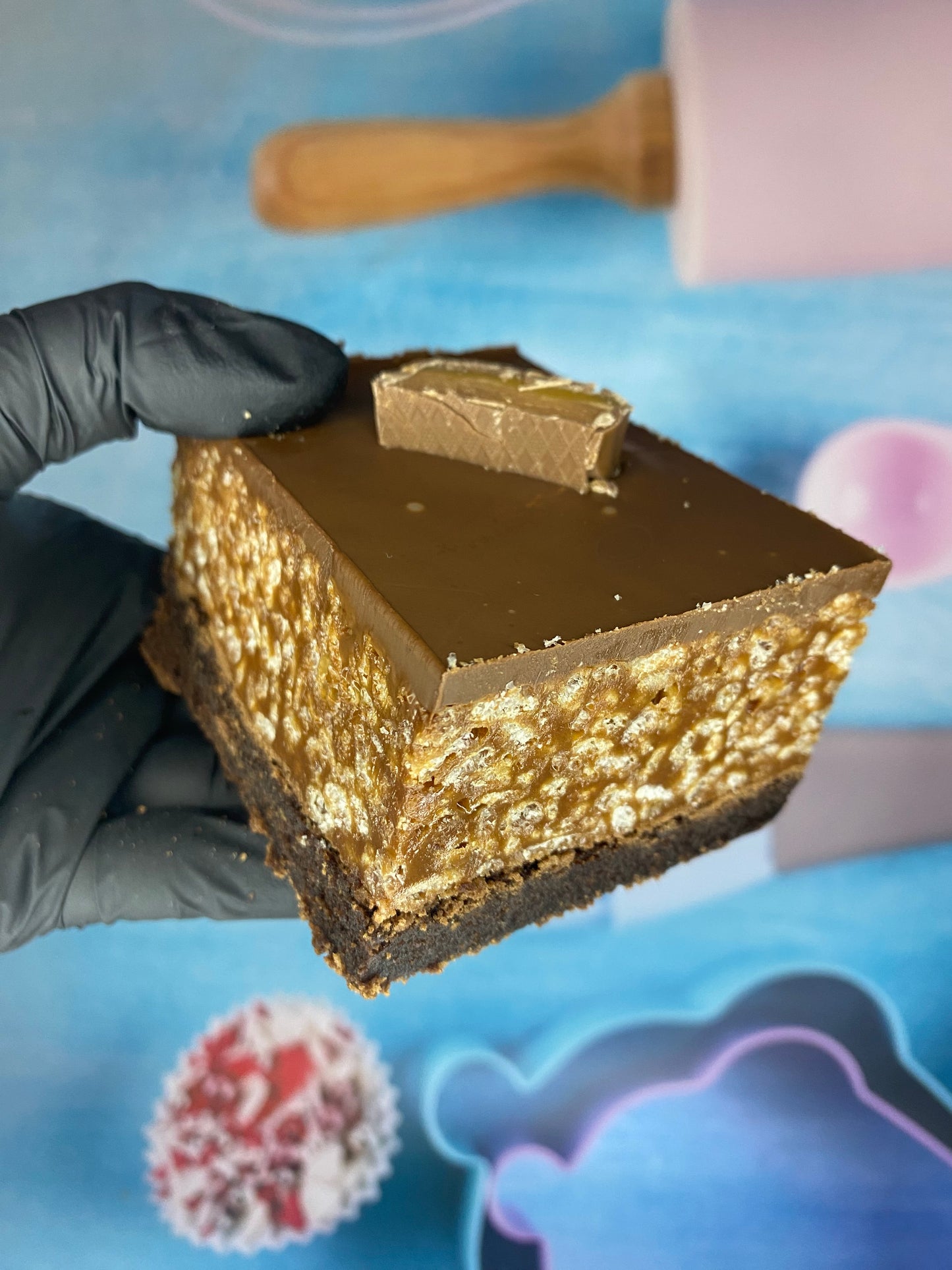 Mars Bar Krispie Brownie